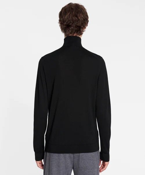 Lanvin Roll Neck Jumper in Wool and Silk