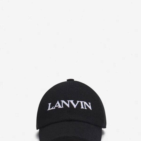 Lanvin Wool Cap Black