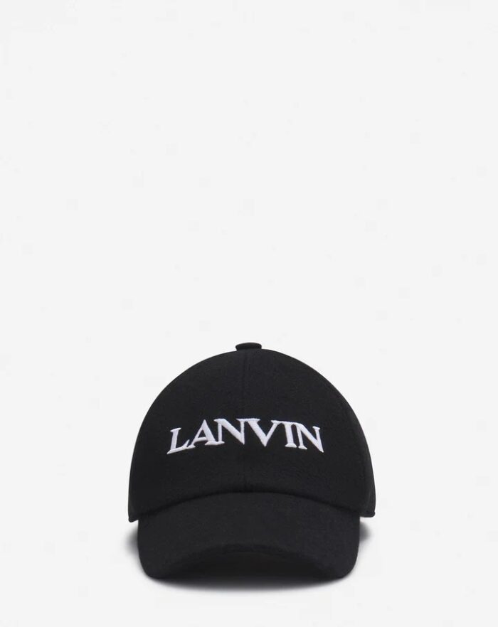 Lanvin Wool Cap Black