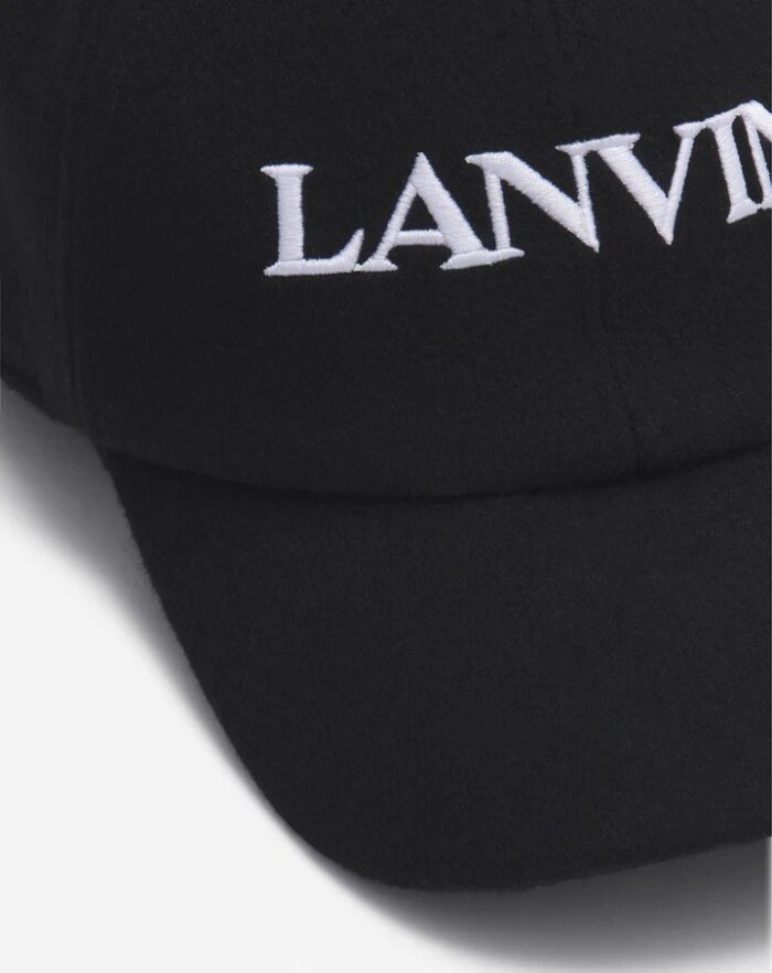 Lanvin Wool Cap Black