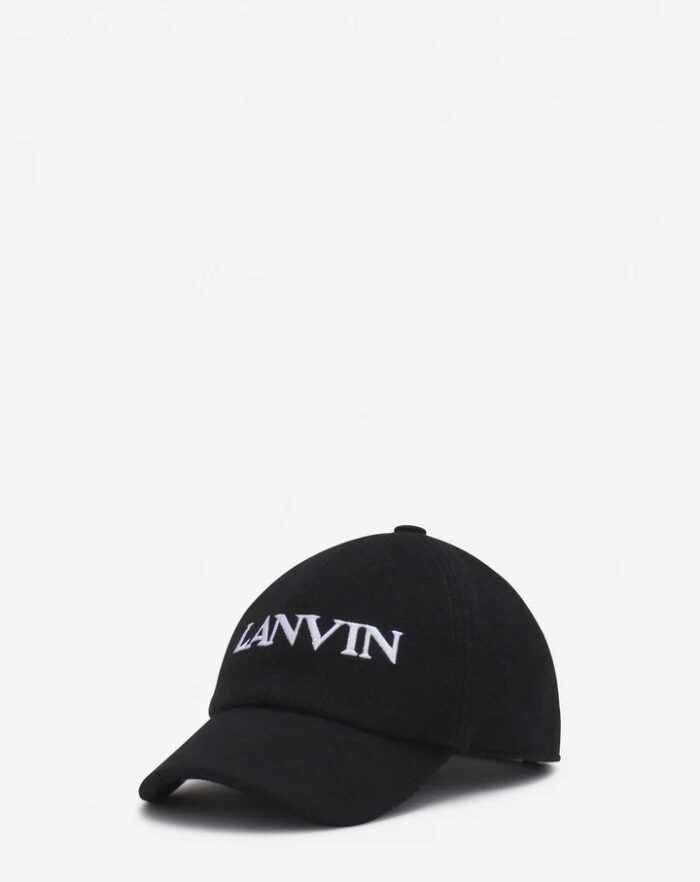 Lanvin Wool Cap Black