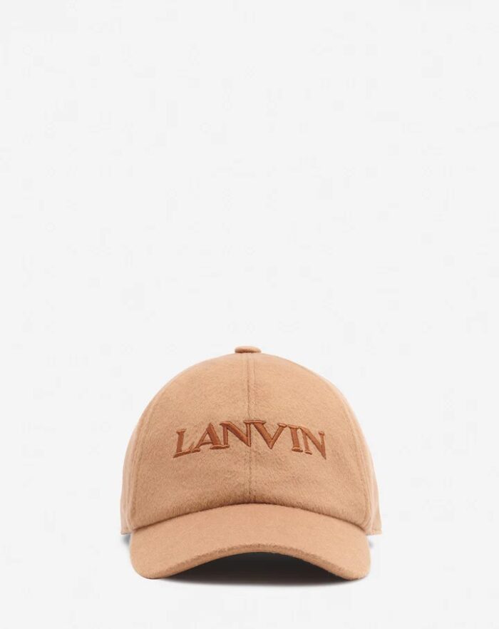 Lanvin Wool Cap Brown