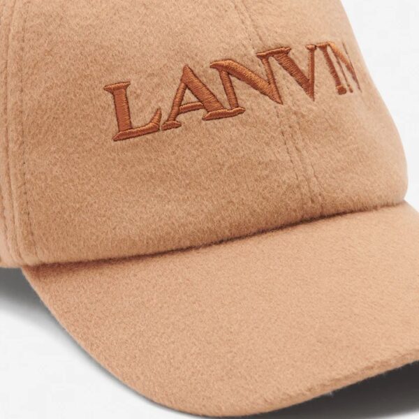 Lanvin Wool Cap Brown