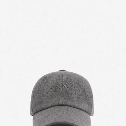 Lanvin Wool Grey Cap