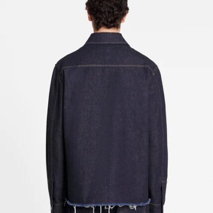 Lanvin Zipped Denim Shirt