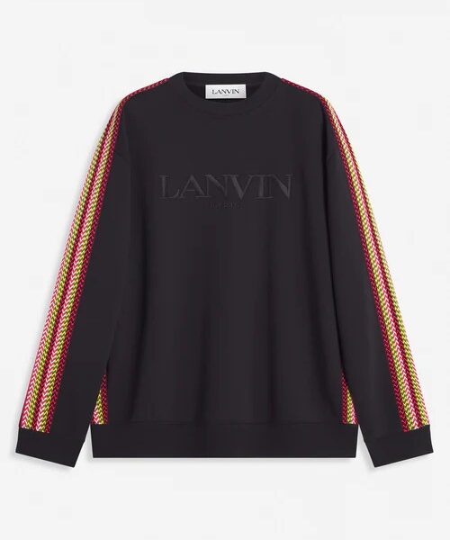 Oversized Lanvin Embroidered Side Curb Sweatshirt