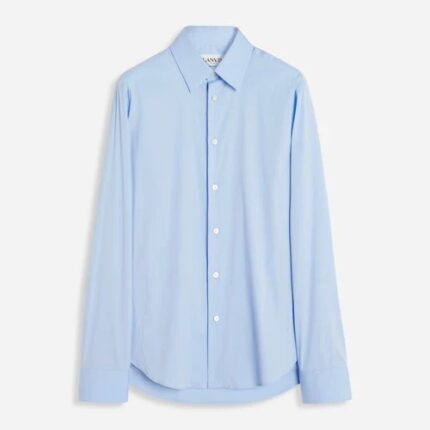 Slim Fit Shirt With Visible Buttons