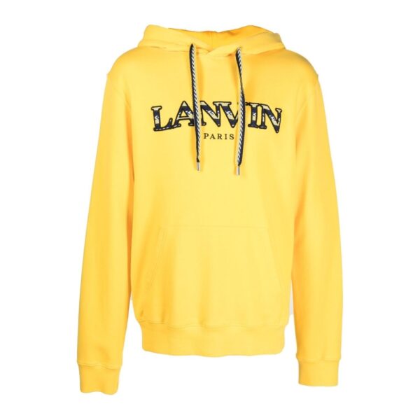 anvin Paris Embroidered Hoodie Yellow