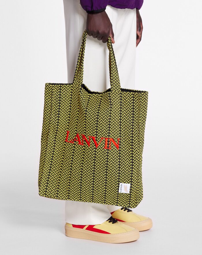 LANVIN X FUTURE CURB COTTON TOTE BAG