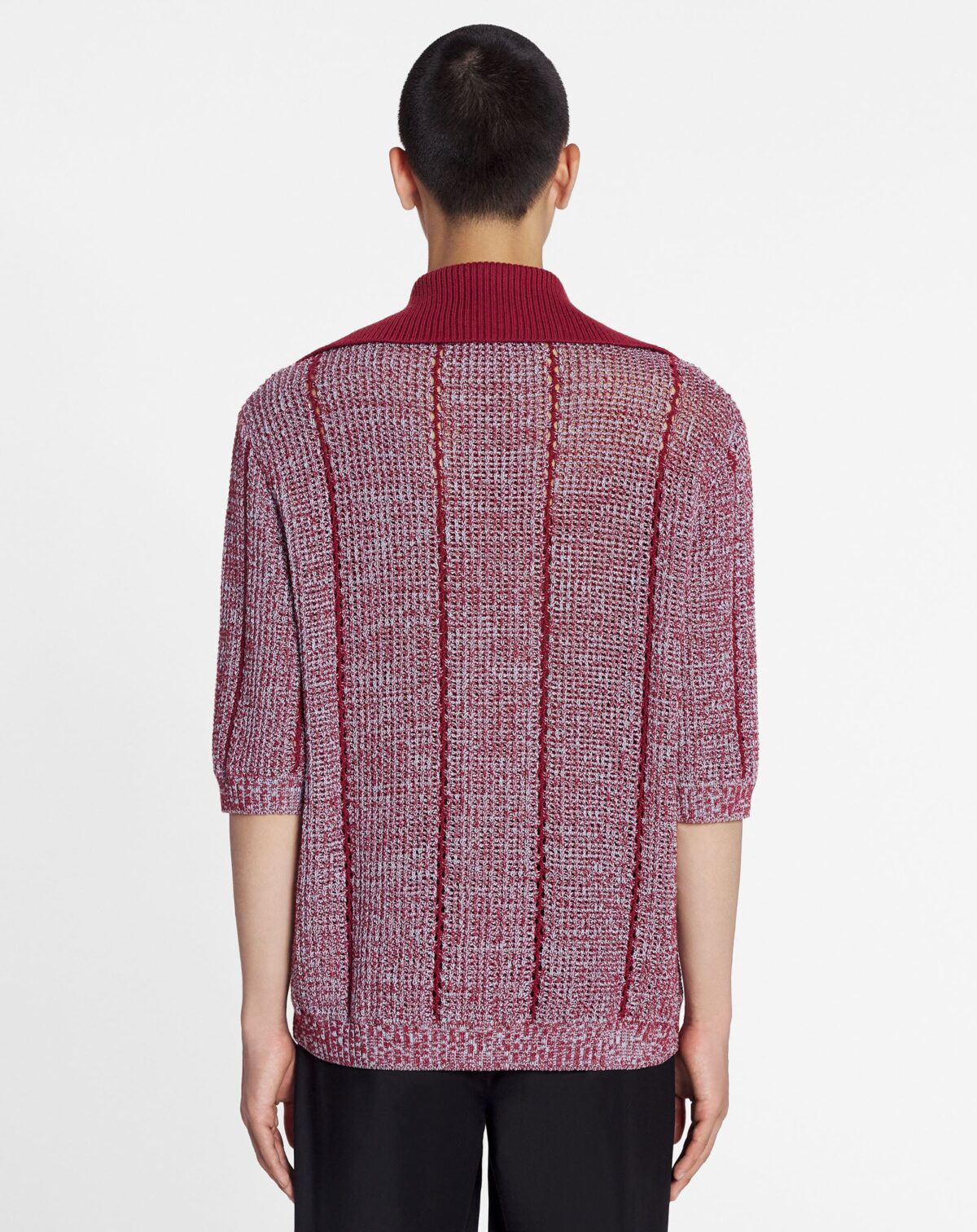 LOOSE-FITTING KNIT POLO SHIRT