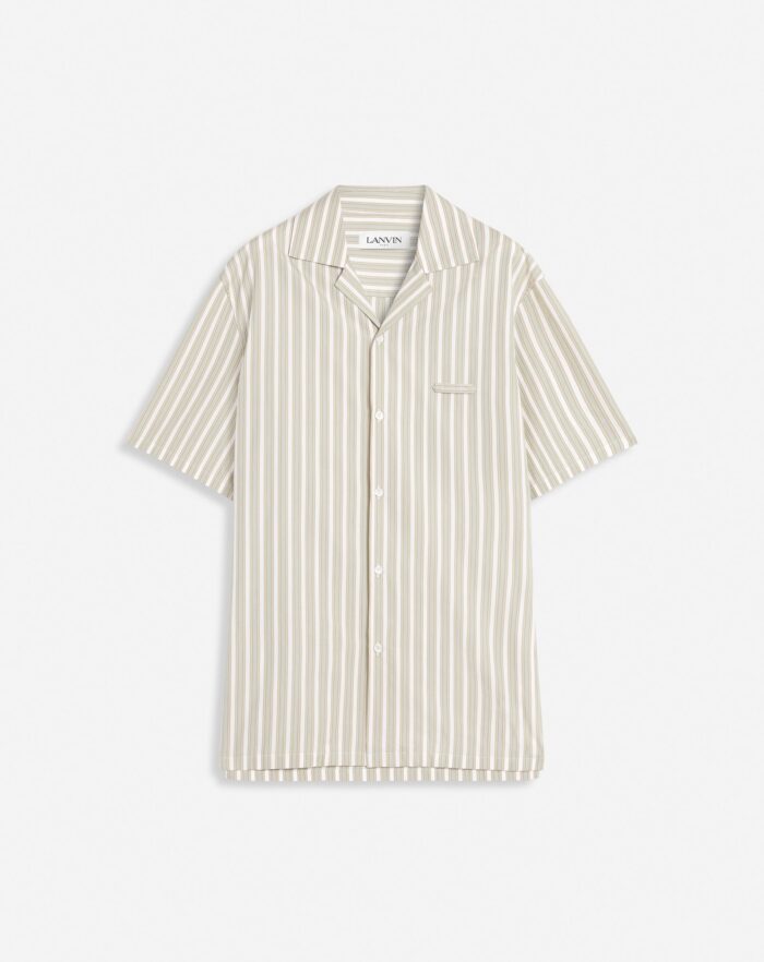 STRIPED BOWLING SHIRT