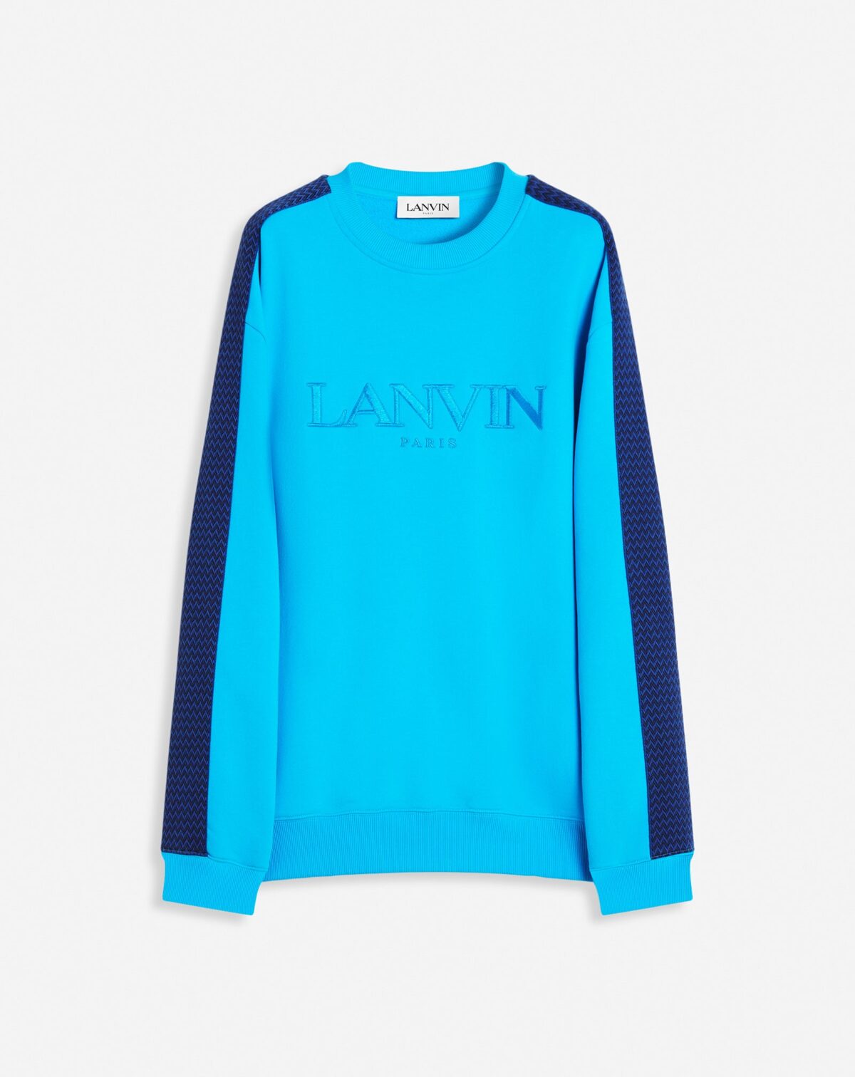 CURB SIDE LANVIN EMBROIDERED LOOSE-FITTING SWEATSHIRT Green