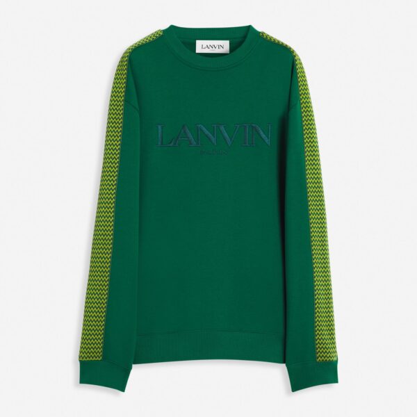 CURB SIDE LANVIN EMBROIDERED LOOSE-FITTING SWEATSHIRT