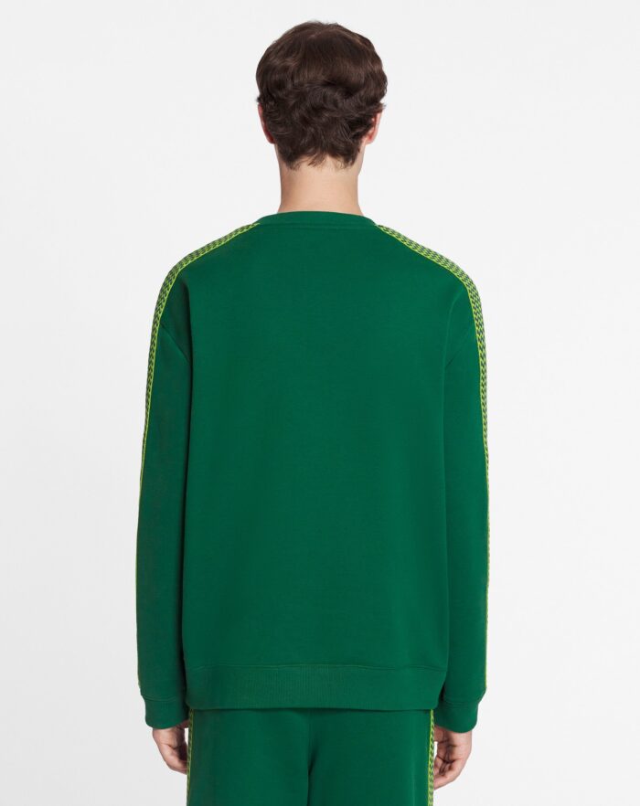 CURB SIDE LANVIN EMBROIDERED LOOSE-FITTING SWEATSHIRT