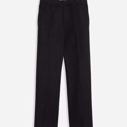 SUIT PANTS WITH AN ELASTICATED WAISTBAND