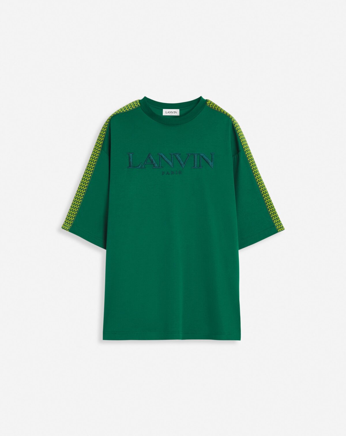 CURB SIDE LANVIN EMBROIDERED LOOSE-FITTING T-SHIRT