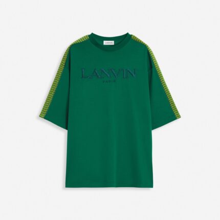 CURB SIDE LANVIN EMBROIDERED LOOSE-FITTING T-SHIRT