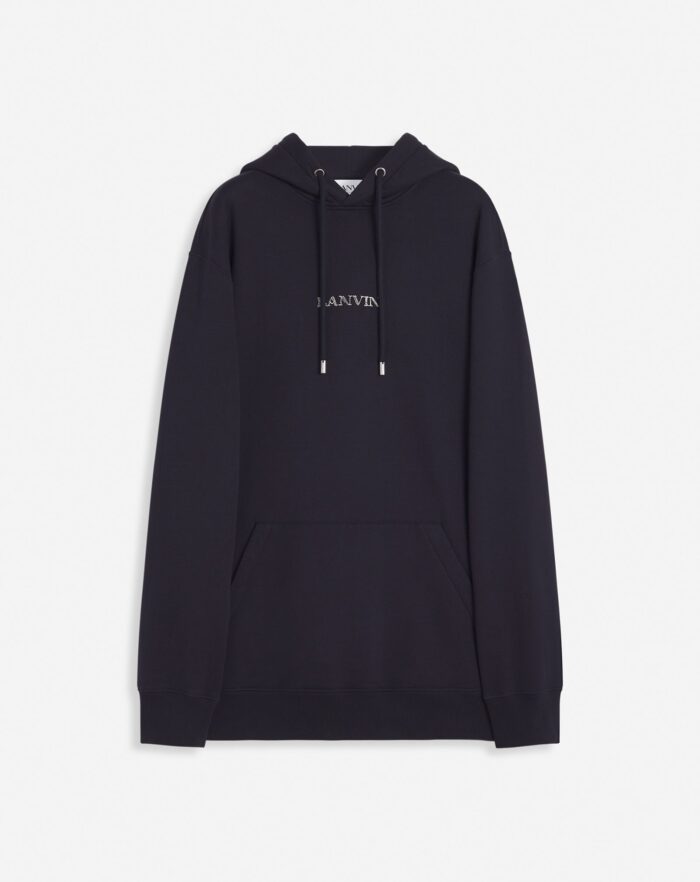 UNISEX LOOSE-FITTING HOODIE WITH LANVIN