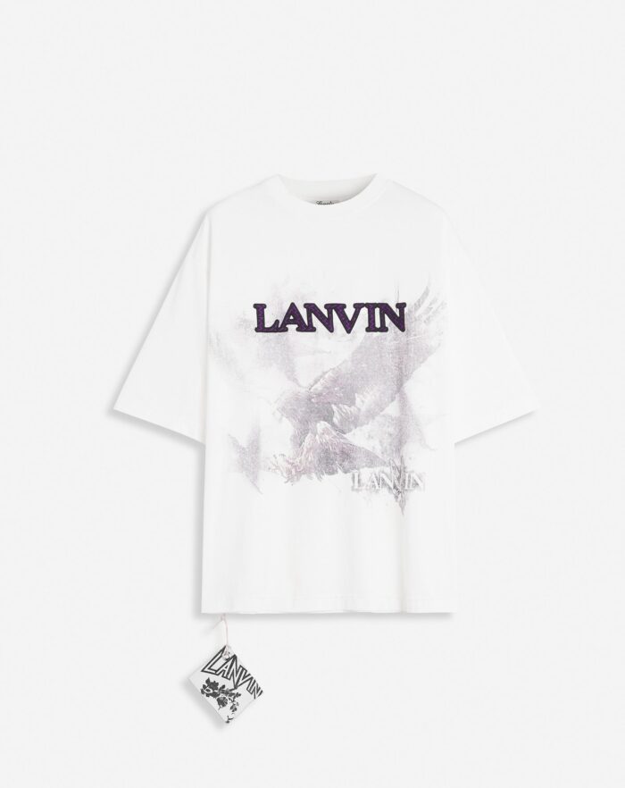 LANVIN X FUTURE UNISEX EAGLE PRINT LOOSE-FIT T-SHIRT