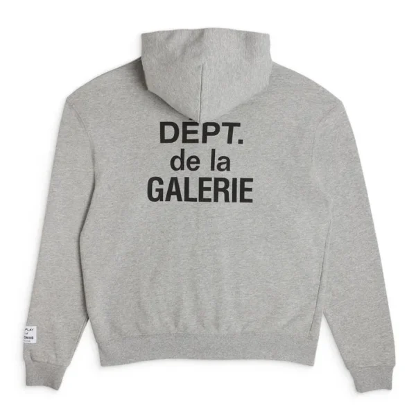 Gallery Dept Center Logo Hoodie – gray