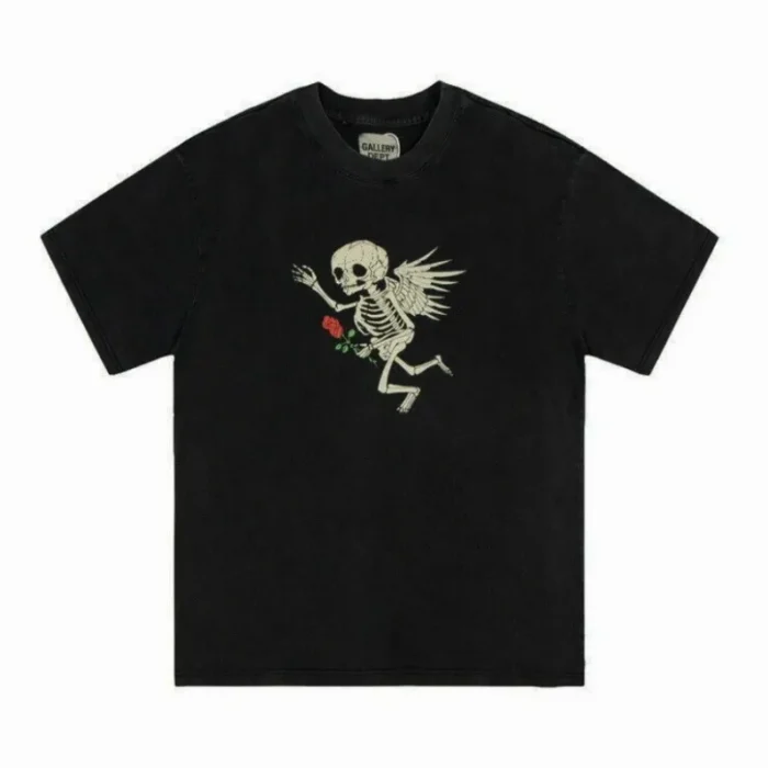 Gallery Dept Flying Skull T-Shirt Black