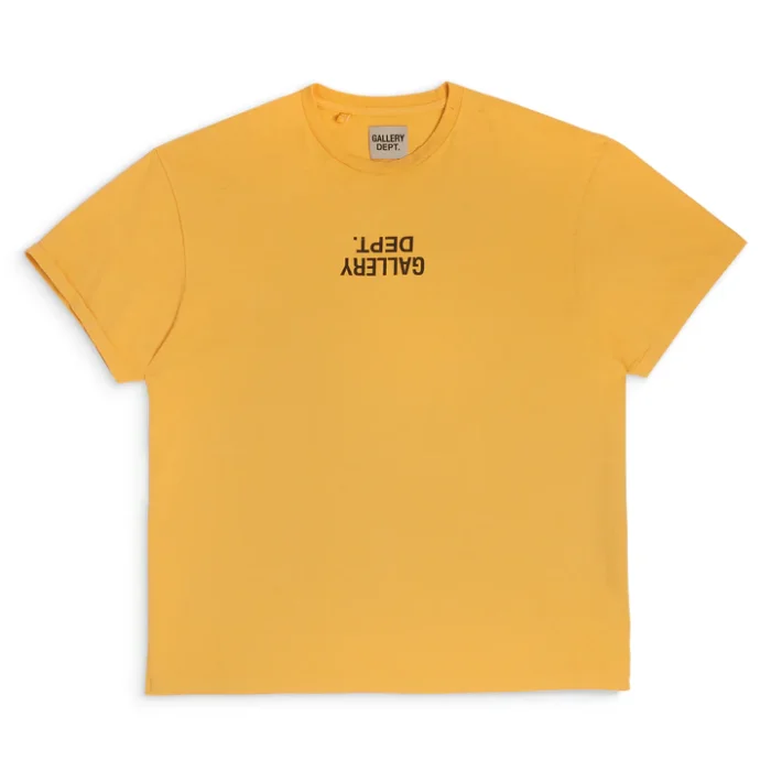 Gallery Dept Fucked Up Logo T Shirt-orange