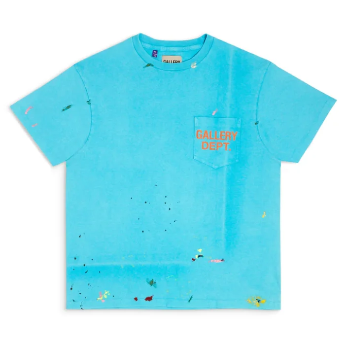 Gallery Dept Vintage Logo Painted Tee Blue