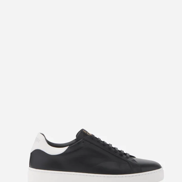 Lanvin Leather DDB0 Sneakers – Black-White