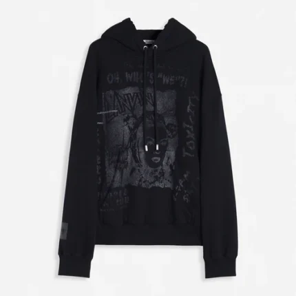 Lanvin x future unisex loose-fit printed hoodie