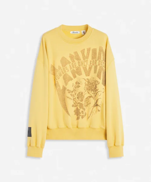 Lanvin x future unisex loose-fit printed sweatshirt