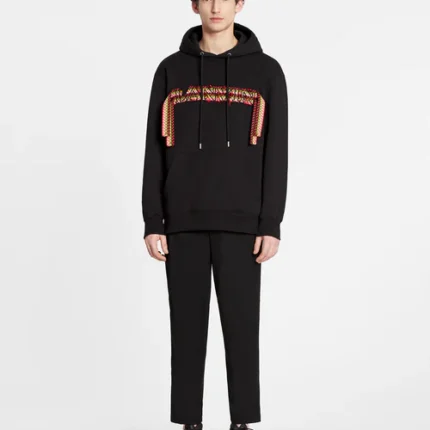 Oversized lanvin curb lace hoodie