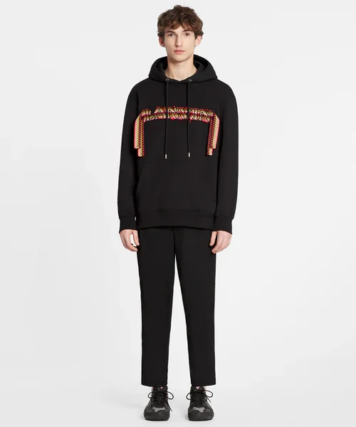 Oversized lanvin curb lace hoodie